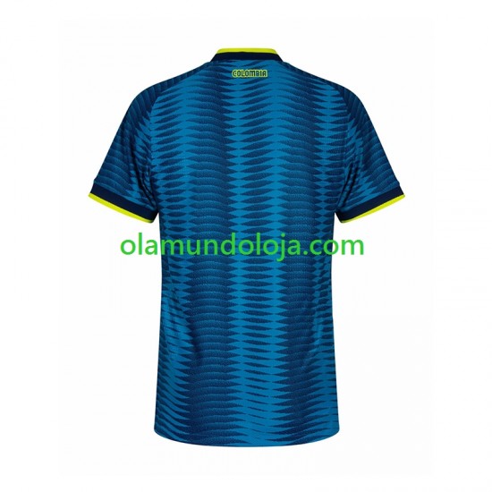 Camisola Colômbia Homem Equipamento Segundo Copa do Mundo 2026 Manga Curta